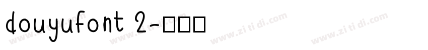 douyuFont 2字体转换